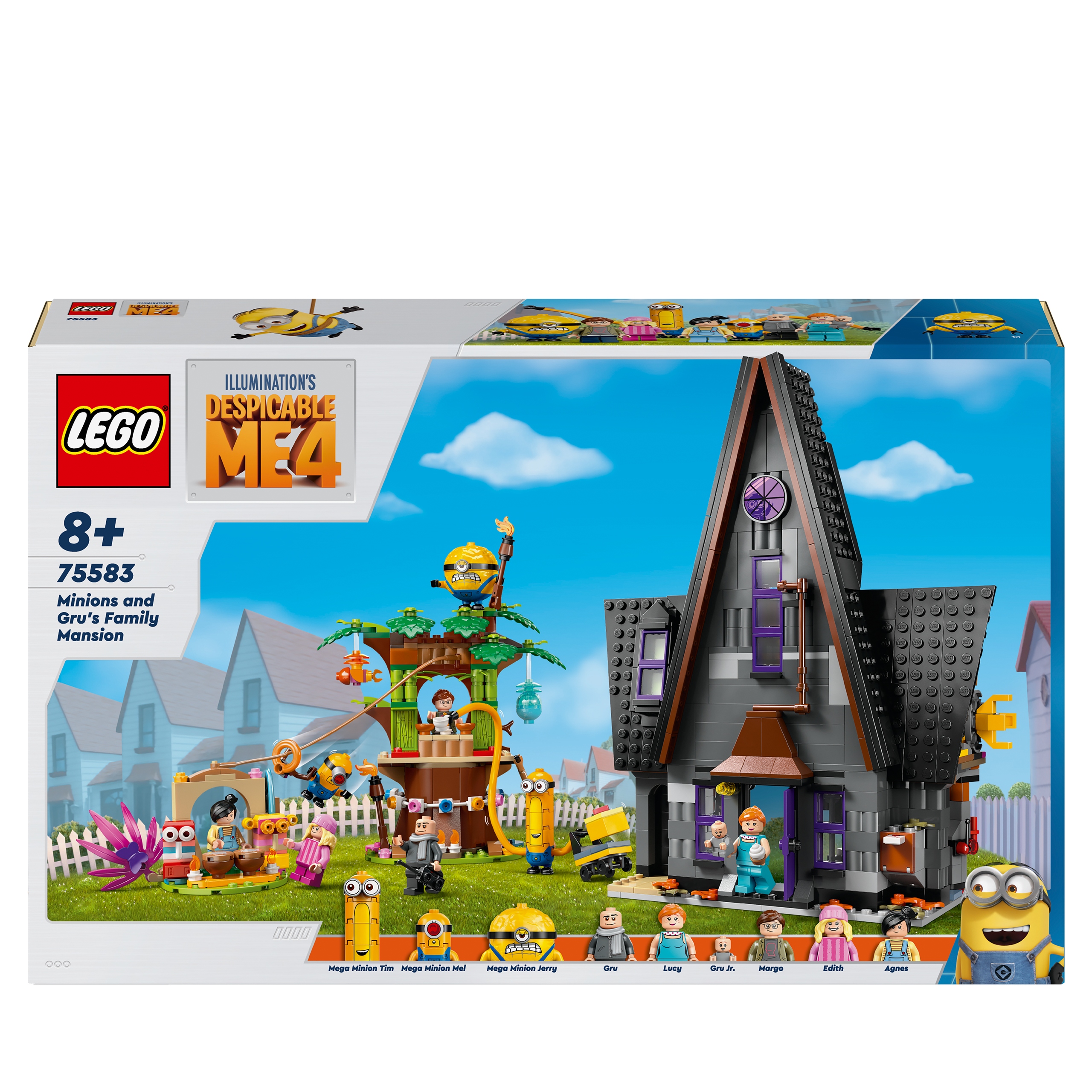 LEGO Minions 75583 – Gru a rodinné sídlo Mimoňov